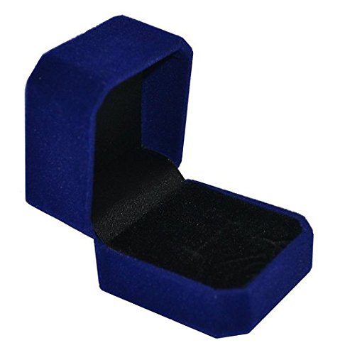 Velvet Ring Box – Jewelry Display & Gift Box - Removable Insert & Soft Lining - Engagement Ring Case & Organizer by Geff House