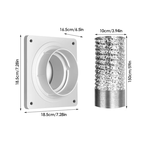 Miniatura 5 de Ynpqtds Kit De Ventilación Portátil Para Aire Acondicionado Accesorio De Manguera De Escape Para Aire Acondicionado Móvil Adaptador De Longitud Ajustable Para Ventilación De Refrigeración De Hogar