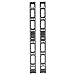 Tripp Lite SRVRTBAR 42U Rack Enclosure Server Cabinet Vertical Cable Management Bars