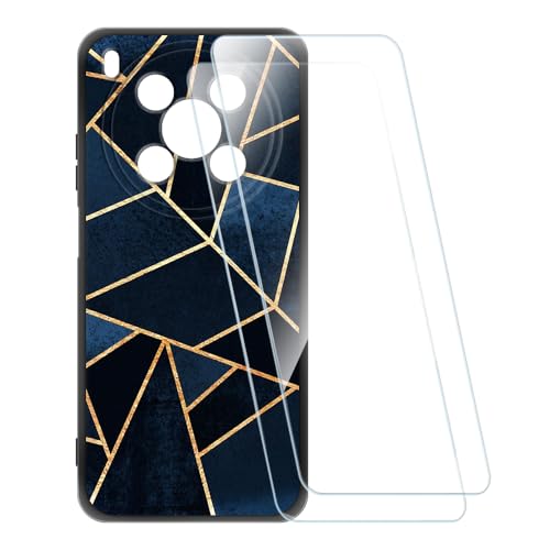 ESACMOT �v�����g�P�[�X + 2�������K���X�t�B���� ZTE Nubia V70 Max 4G �Ƃ̌݊�������, �Ռ��z���\�t�g�J�o�[ HD�N���A (�X�g���C�v)