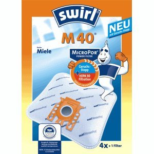 Preisvergleich Produktbild Swirl Staubsaugerbeutel Miele M40 / M54 VE=4 Stück