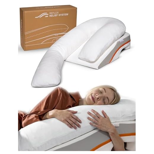 MedCline Acid Reflux and GERD Relief Bed Wedge and Body Pillow System, Size Small, Medical Grade and Clinically Proven Results, Removable Cover