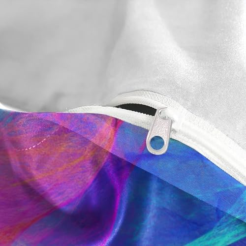 Housse de couette de qualité supérieure 140x200 parure lit microfibre 3D durable - 8