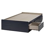 South Shore Aviron Mates Bed with 3 Drawers, Twin 39-inch, Blueberry