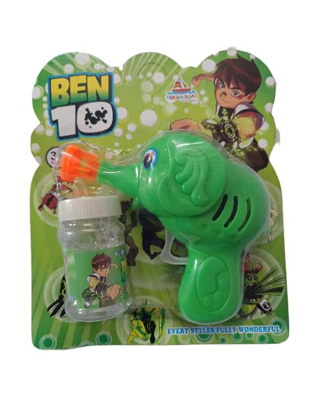 Ben 10 Baby Elephant Bubble Gun Toy Kids (Green) (B0D7942SQK) Amazon Price History, Amazon Price Tracker