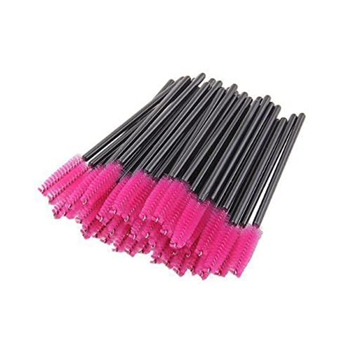 Baluue 50pcs Disposable Mascara Wands for Eyelashes Makeup Eye Brushes Set Perfect for Separating Lashes
