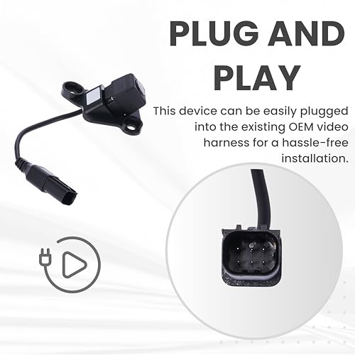 Image of Backup Camera for 2014-2015 Toyota Tundra Rear Tailgate Parking Cam | Replaces OE part 86790-0C020, rear view reverse parking assist backup monitor high definition hd video sensor