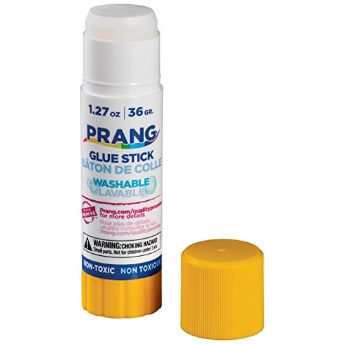 Prang Washable Glue Stick, Clear, 1.27 Oz, 1 Count #TOP2