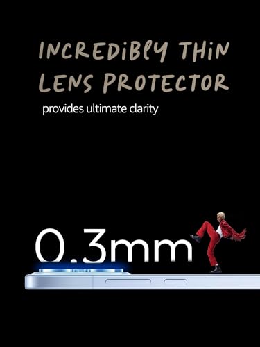 Image of Lensarmor Compatible with Oppo Reno 15 Camera Lens Protector - Black (1 Pack) | Premium 9H Tempered Glass, Military-Grade Protection, Scratch & Impact Resistant, Perfect Fit