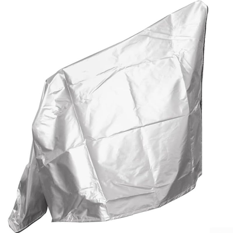 Besttoolifes Telo di copertura per telescopio, resistente alle intemperie, per esterni, 160 x 120 cm, in tessuto Oxford 210D, resistente ai raggi UV e alla polvere, nero/grigio (metri bianco 210D: 160