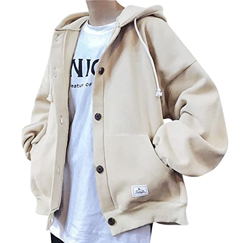 Pull à capuche homme manches longues sweat hiver chaud confortable