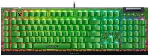 Razer BlackWidow V4 X Minecraft Edition - Teclado mecánico para J...