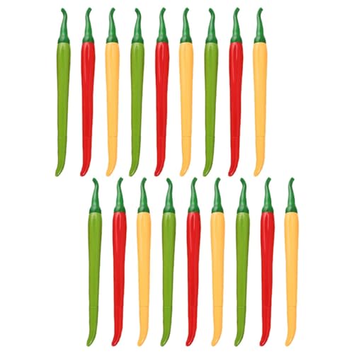 Set de 36 bolígrafos gel con forma de chile GLEAVI