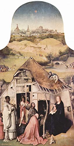 Impression d'affiches Bosch le jardin des délices terrestres Hell Right Wing pour habiller un grand mur