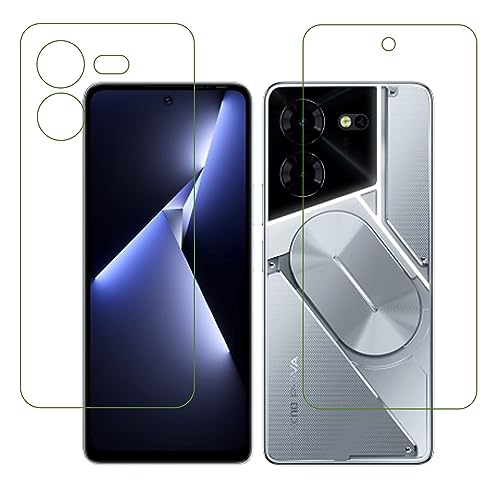 DVTECH® (Front and Back Screen Protector Compatible With Tecno Pova 5 Pro