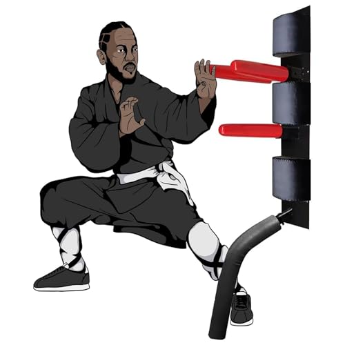 Wing Chun Dummy Wood - Equipo de entrenamiento de kung fu para entrenamiento de fuerza, artes marciales en casa, tai chi, taekwondo, herramientas de práctica de karate