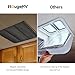 BougeRV RV Skylight Vent Cover, Magnetic Foldable Camper Window Sun Shade, Interior Privacy Curtains Fit for Bathroom and Boat Window RV Accessories and Parts 15.8'' * 15.8''