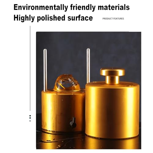 THYXGS Eisballpresse, 2,7-Zoll-Eiswürfelbereiter, Eisballpressen-Set Aus Al-Legierung Für 70-mm-Eiskugeln, Eispresse, Schnelle Kompression, Für Whisky, Cocktail, Bourbon, Scotch Auf Partys 5 THYXGS Eisballpresse, 2,7-Zoll-Eiswürfelbereiter, Eisballpressen-Set Aus Al-Legierung Für 70-mm-Eiskugeln, Eispresse, Schnelle Kompression, Für Whisky, Cocktail, Bourbon, Scotch Auf Partys