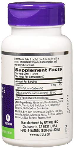 Natrol Dhea 50Mg, 60 Tablets 60 Count (Pack Of 3) #TOP2