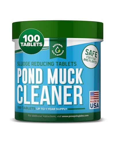 Pond Clarity Solution| Fish Pond Clarity Solution | Sludge Dissolver for Fish Pond 100 Tablets