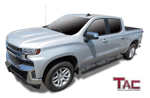 Estribos laterales ovalados 4 pulgadas TAC para Silverado miniatura 3