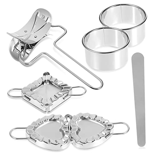 HEALLILY 2 Sets Dumpling Maker Pierogi Maker Tools Easy to Use Clean for Family