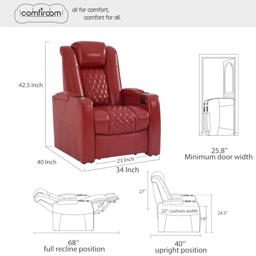 Luxury recliner sofa home theater