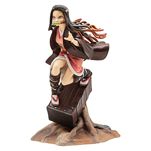 Ninjamo Nezuko Kamado Small Figure Child Form Collectible Statue Desk Prop Demon Anime Slayer Birthday Gift Chrimstas Gift #TOP3