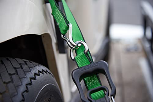 Keeper 47203 16' Ratchet Tie-Down, 2 Pack, Green #TOP2