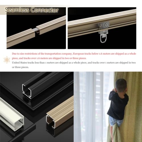 Système de rail flexible pour plafond marron : sublimez votre douche - 5