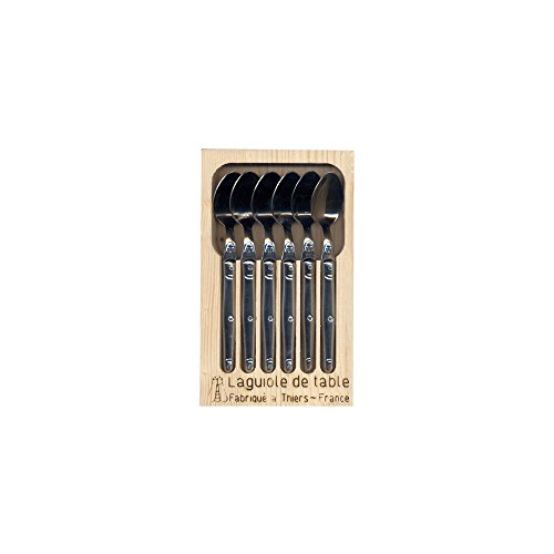 Coffret de 6 cuillères à café Laguiole inox