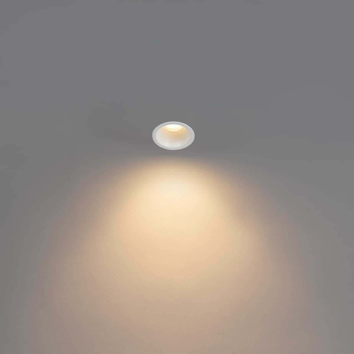 Qazqa Moderno Set de 12 focos empotrables blancos GU10 35 mm IP44 - Dept Aluminio Redonda Adecuado para LED Max. 6 x 50 Watt