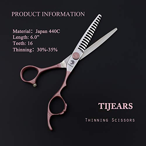 Tijeras 6.0" Professional Hair Cutting Scissors Dry Hair Thinning Shears Japan 440C Steel Light-Weight Sharp Cutting Scissor For Men/Women For Salon/Barber/Home #TOP6