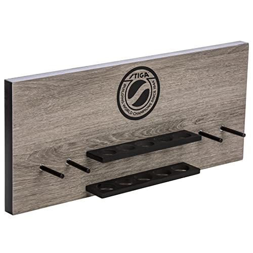 Stiga Ping Pong Storage Wall Rack, Brown #TOP5
