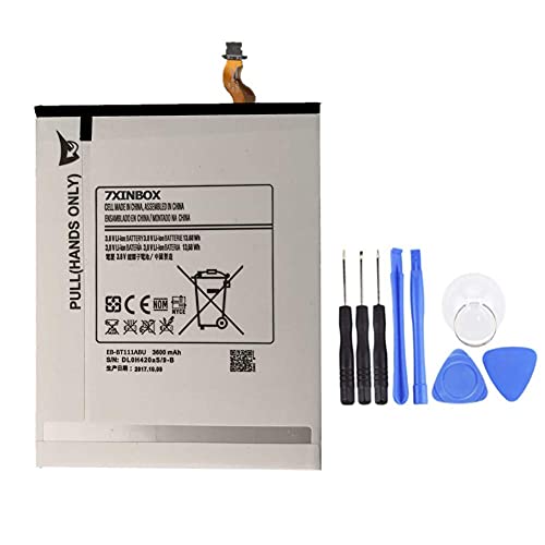 7xinbox 3.8V 3600mAh 13.68Wh EB-BT115ABC EB-BT115ABE Replacement Laptop Battery Compatible with Samsung Galaxy Tab 3 Lite 7.0 SM-T110 SM-T111 T110 T111 EB-BT111ABE EB-BT111ABC EB-BT111ABU GH43-04081A