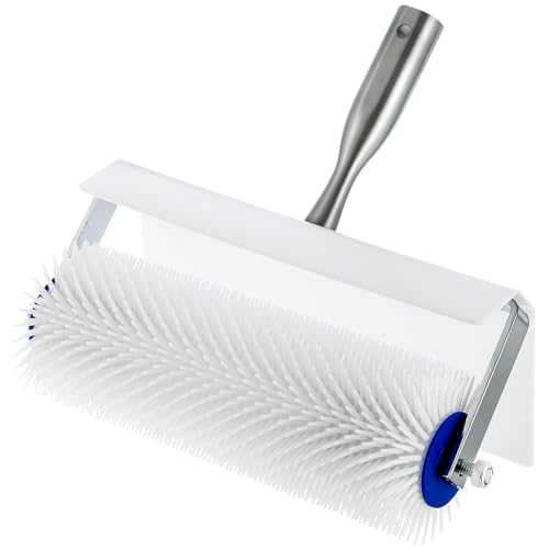 DASBET Spiked Screeding Compound Roller 10 x 1 Spike Roller Floor Compound Roller Spiked Aeration Roller Latex Floor Self Leveling Roller