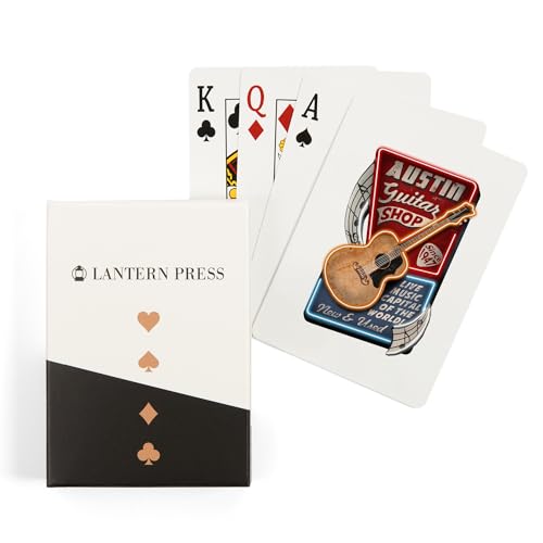 Baraja de naipes poker estilo vintage Austin Texas