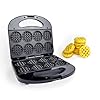 FineMade Mini Waffle Maker Machine, Small Waffle Bites Maker for Kids, Makes 8 x 2” Tiny Waffle Bites, Ideal for Breakfast, Snacks, Desserts and More