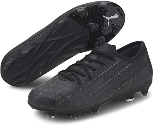 Puma - Juniors Ultra 2.1 Fg/Ag Shoes, Size: 1.5 M US Little Kid, Color: Puma Black/Puma Black/Puma Black