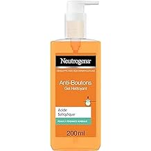 Neutrogena Facial Cleansing Gel Anti Whistle Salicylic Acid 1 Pump Bottle 200ml