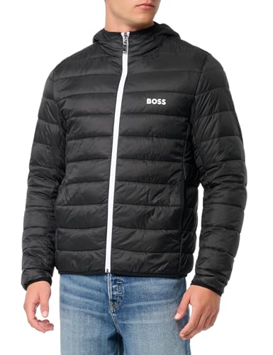 Image of BOSS Men's Lightweight Hooded Puffer Jacket