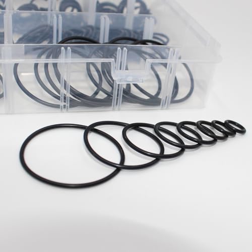 Image of Hydraulic O-Ring ORS /ORFS for Flat Face O-Ring Seal Hydraulic Fittings Hydraulic O-Ring Seal Kit 8 Common Sizes Buna-N 90 210 Piece Kit