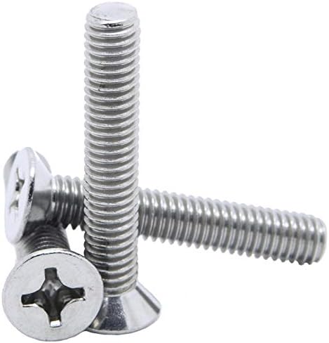3mm / M3 x 50 Phillips Flat Head COUNTERSUNK Machine Screws Bolts A2 Stainless Steel DIN 965-100 Pack