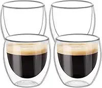 Conjunto Copos Para Café Parede Dupla Sem Alça 80ml borossilicato (4)