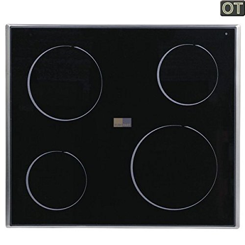 Preisvergleich Produktbild Kochfeld-Glaskeramikplatte Rahmen Edelstahl, Whirlpool 481244039792