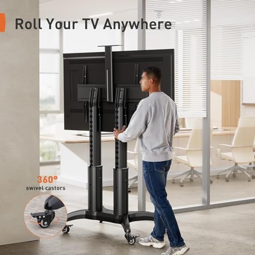 Soporte móvil para TV de 55-90 pulgadas con ruedas miniatura 5
