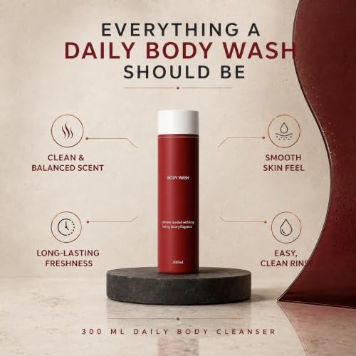 Body Wash for Men, Long-Lasting Masculine Fragrance, Moisturizing and Refreshing, 300 mL(1) Alternate view