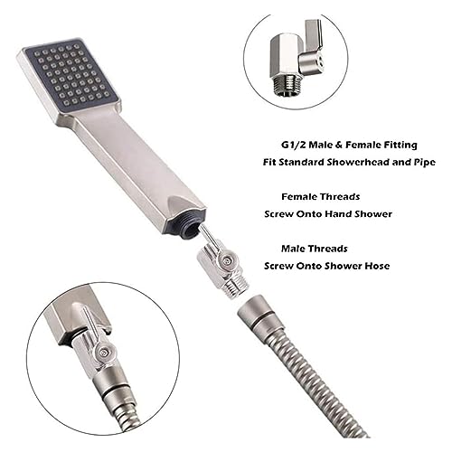 Mini robinet à boisseau sphérique 1/2 vanne de commande et régulateur débit d'eau NPT - 6