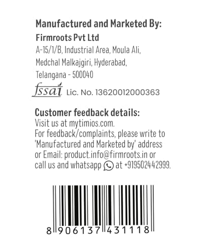 Image of Timios Eggless Cookies - Maida-Free & Jaggery Sweetened | No Preservatives or Artificial Additives | Rich in Iron, Calcium & Protein | Healthy Snack for Kids & Adults | 150g