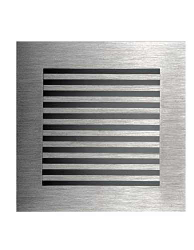 Grille de ventilation acier inoxydable cuisine et salle de bain LuxMetal